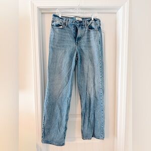 A&F Curve Love Mid Rise Slouchy Jean